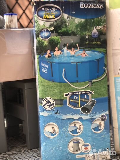 Каркасный бассейн, покрытие на бассейн