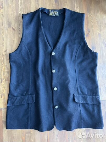 Баварский винтажный жилет L шерсть