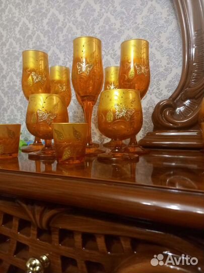 Новый шикарный комплект.хрусталь