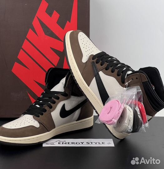 Кроссовки Nike Travis Scott x Air Jordan 1 Retro