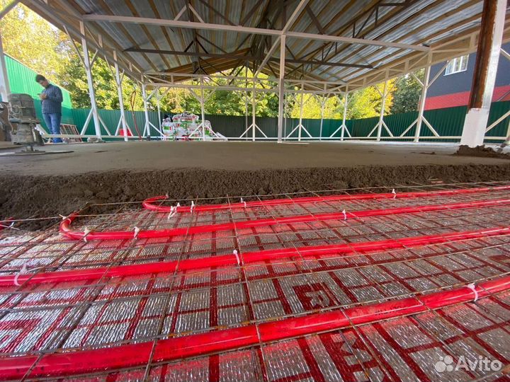 Полусухая стяжка пола под ключ с материалом – цена