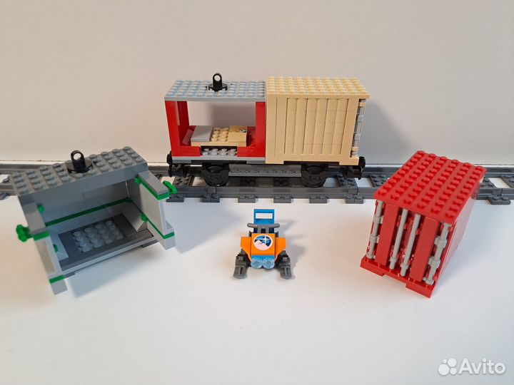 Lego конструктор железная дорога, поезд