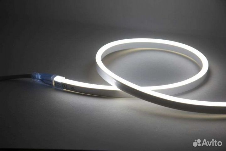 Гибкий неон 220 вольт уличный супер яркий ip 67
