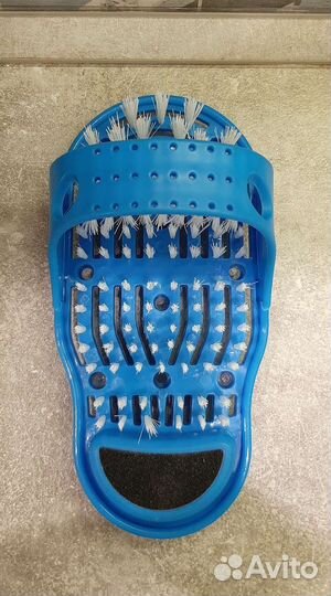 Щетка тапок массажер для мытья ног, новый