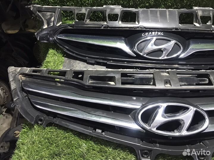 Решотка радиатора Hyundai solaris 1