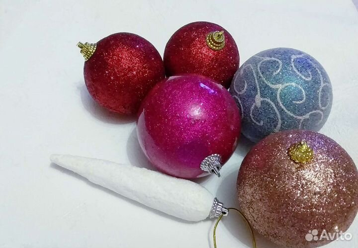 Ёлочные игрушки 6 шт