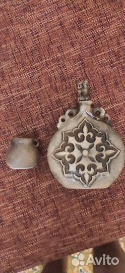 Штоф с кружками для вина, сувенир Нальчик