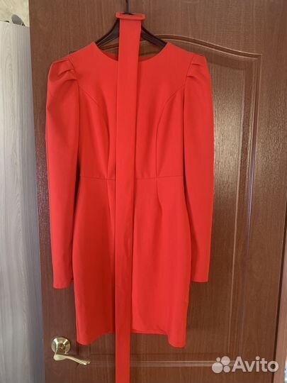 Вечернее красное платье 42-46