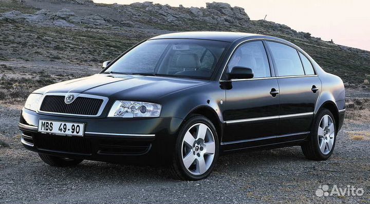 Порог левый Skoda Superb (B5) 2001-2008 (1мм)