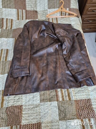 Кожаный плащ женский натуральная кожа