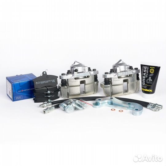 Комплект суппортов 2108 под Ниву тормозные диски H