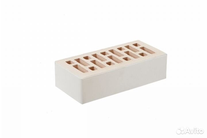 Кирпич облицовочный белый