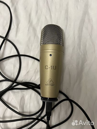 Студийный микрофон behringer c1 u