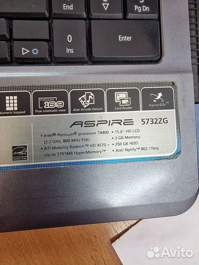 Продам ноутбук aser