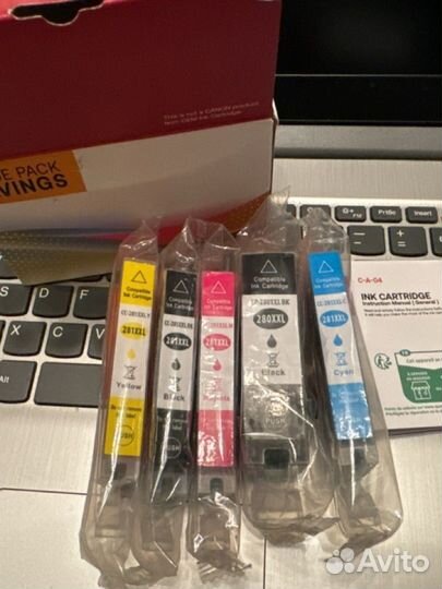 Набор из 5 новых картриджей для принтеров