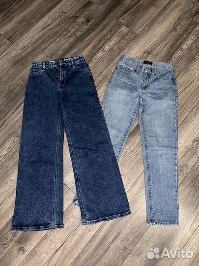 Джинсы широкие