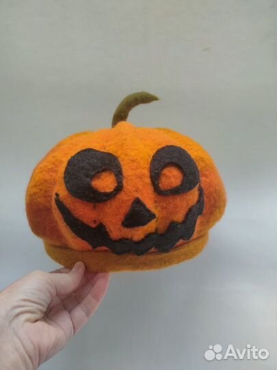 Тыквы интерьерные войлочные