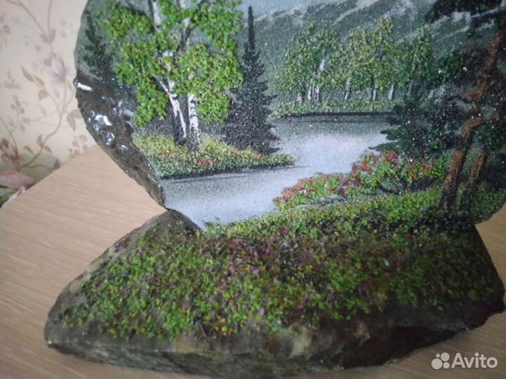 Картина на камне(граните)сувенир