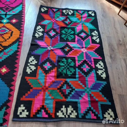 Ковер шерстяной новый самотканный ручной работы
