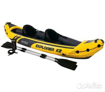 Надувная байдарка Explorer К2 Intex 68307