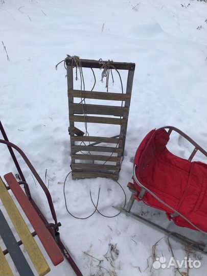 Детские санки коляска