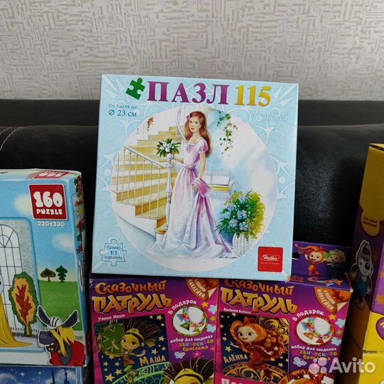 Пазлы детские новые