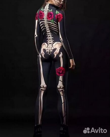 Карнавальный костюм взрослый (скилет)