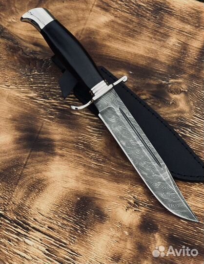 Нож финка нквд дамасская сталь