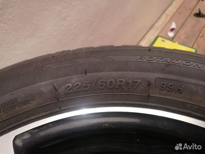 Колеса в сборе r17 зимние