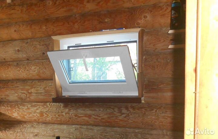 Окно одностворчатое фрамужное 800х500 мм