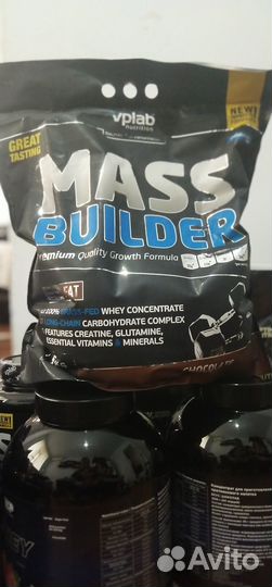 Протеин VPLab Mass Builder/5000g/ Вкус банан