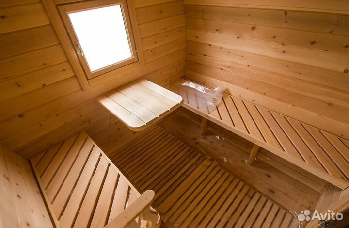 Баня бочка С установкой