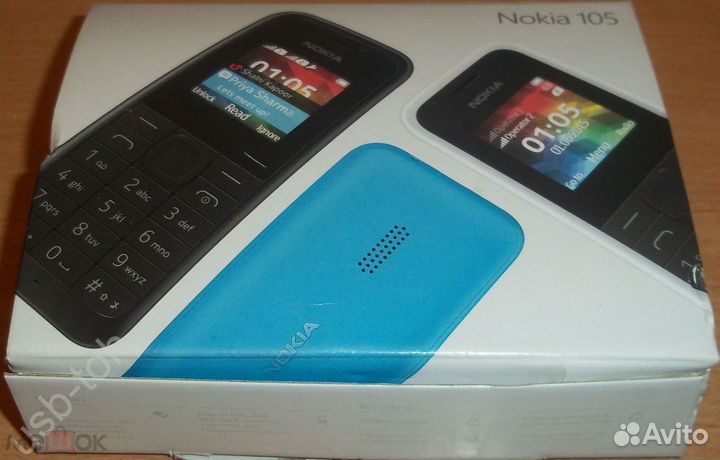 Nokia 105 - коробка, паспорт - швидкий початок