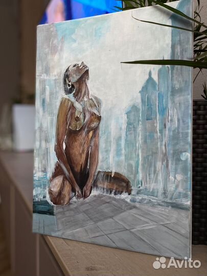 Картина на холсте девушка