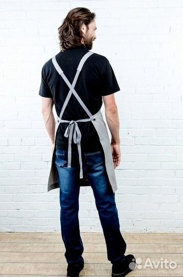 Китель поварской мужской черный оптом