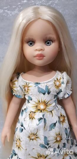 Кукла Лаура и Клео персиковая Паола Рейна