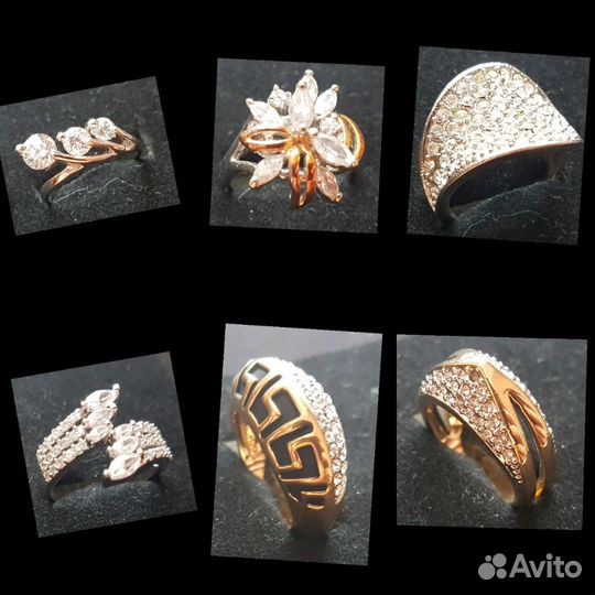 Кольца бижутерия