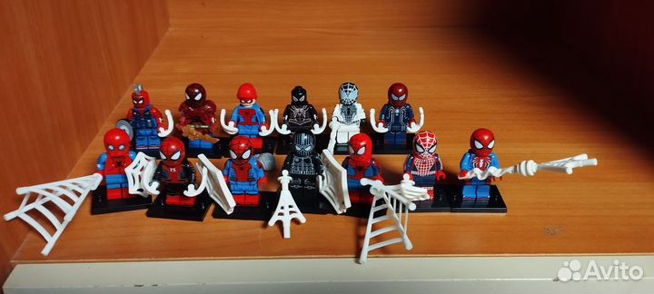 Человек паук минифигурки