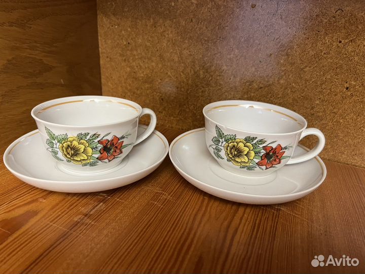 Чайный кофейный набор на 2х