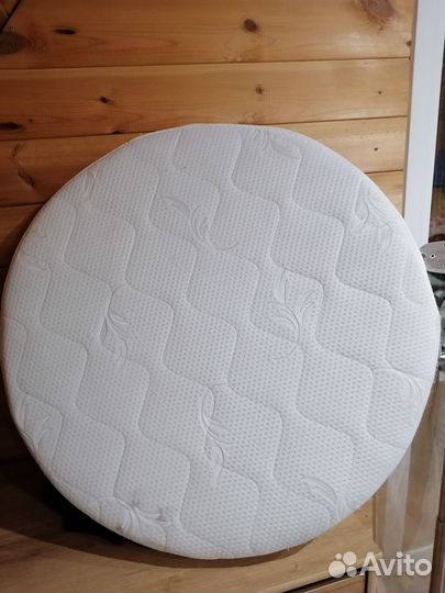 Матрас детский круглый в кроватку