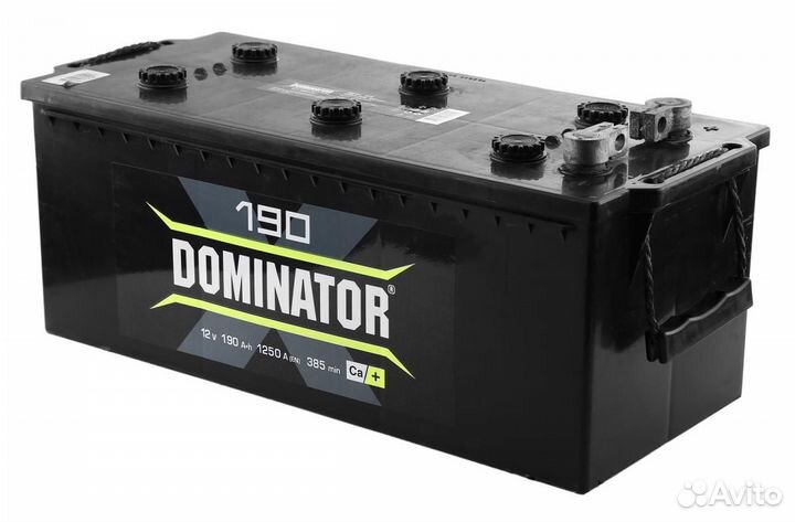 Аккумуляторы dominator 190 A h