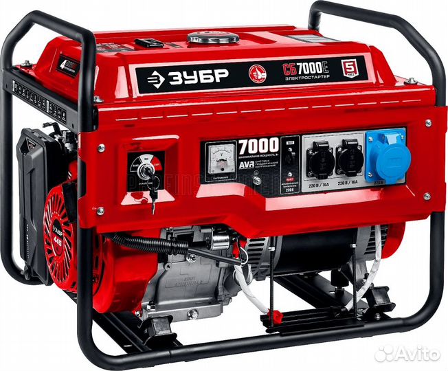 Электростанция бензиновая зубр мастер (сб-7000Е)