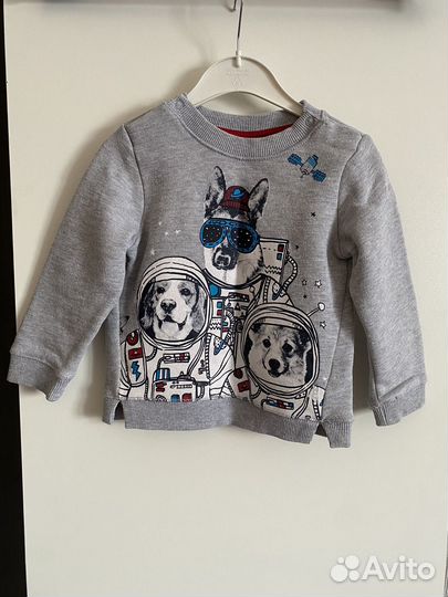 Свитер теплый для мальчика 92