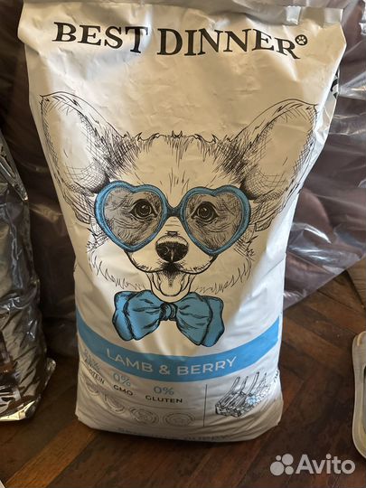 Best dinner для собак 12 кг