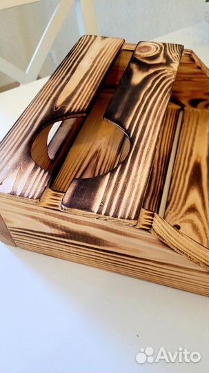 Сервировочный столик/Поднос из дерева сосны