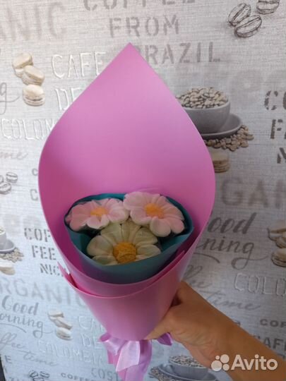 Цветы (ромашки) из бельгийского шоколада