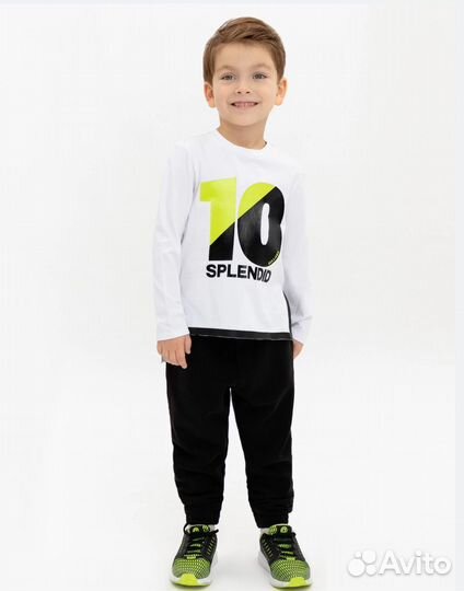Футболка для мальчика новая лонг Gulliver Neon 104