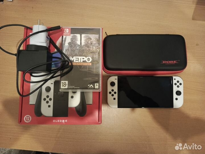 Nintendo switch Oled с играми идеальное состояние