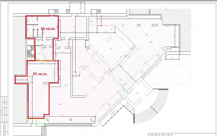 Сдаётся помещение свободного назначения, 151 м²