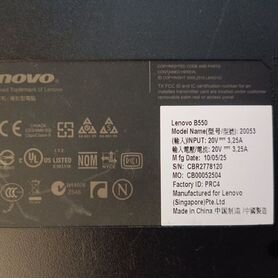 Ноутбук Lenovo B550 (на запчасти)